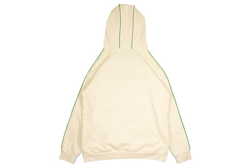 CUTTHROAT RHINESTONE LOGO HOODIE (CREAM)