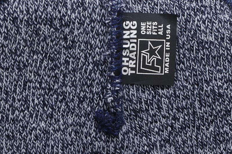 OHSUNG TRADING MADE IN USA BEANIE (MELANGE:NAVY/WHITE)