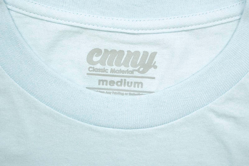 CLASSIC MATERIAL NY I CAN'T LIVE WITHOUT MY RADIO T-SHIRT (POWDER BLUE)