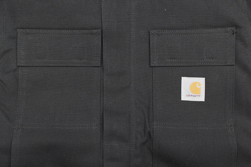 Carhartt DUCK TRADITIONAL ARCTIC QUILT-LINED COAT (C003:BLACK