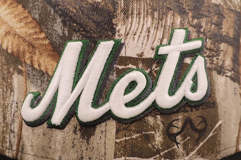 NEW ERA NEW YORK METS 59FIFTY FITTED CAP (40TH ANNIVERSARY SIDE PATCH/GREY UNDER VISOR/REALTREE CAMO BLACK) 14516890
