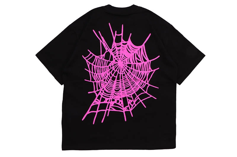 SP5DER WEB T-SHIRTS (BLACK/PINK) | Brand,S-Z,SP5DER
