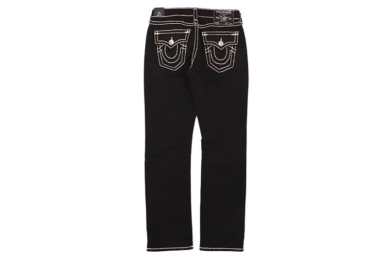 TRUE RELIGION RICKY ROPE STITCH STRAIGHT JEAN (107277:BODY RINSE)