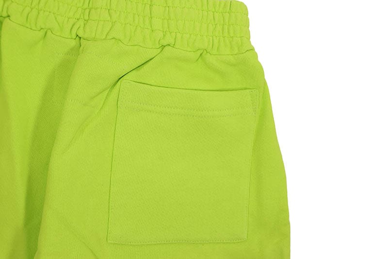 SP5DER OG WEB V2 SWEAT SHORTS (ACID GREEN)