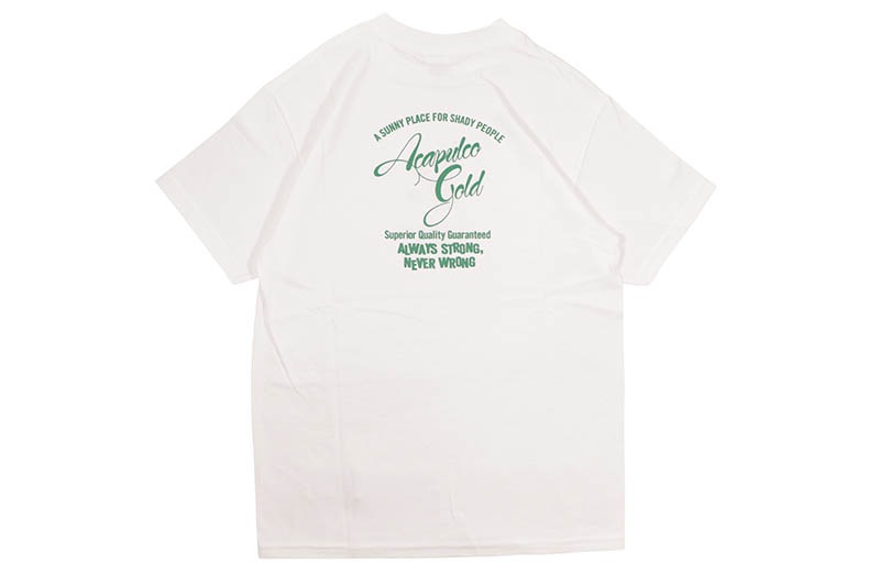 ACAPULCO GOLD GIVE PEACE A CHANCE T-SHIRTS (WHITE)