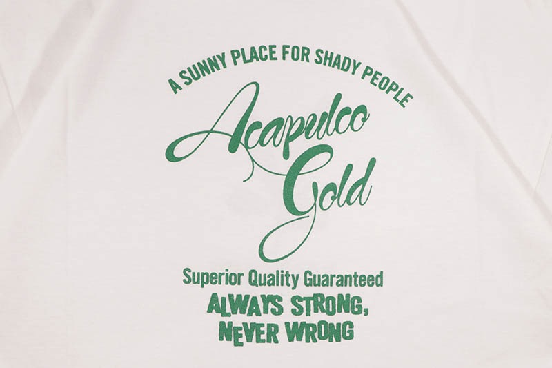 ACAPULCO GOLD GIVE PEACE A CHANCE T-SHIRTS (WHITE)