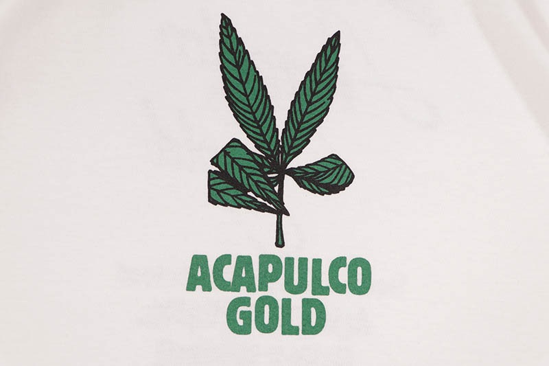 ACAPULCO GOLD GIVE PEACE A CHANCE T-SHIRTS (WHITE)