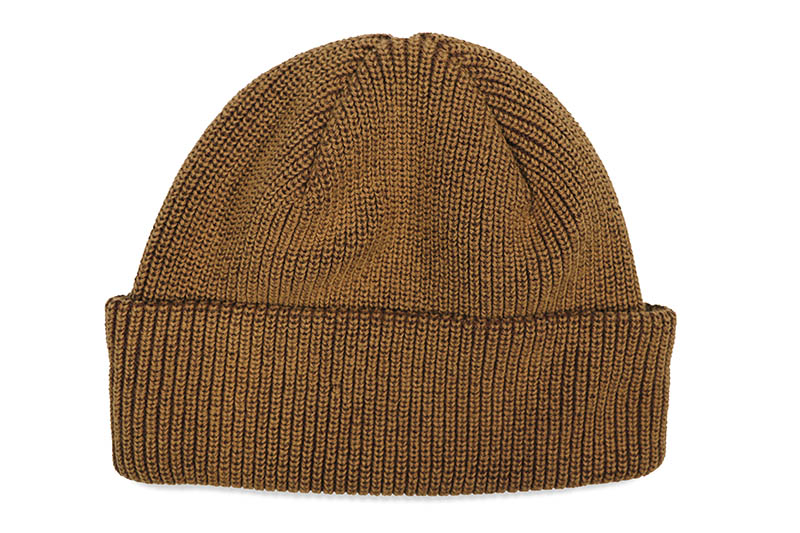 PLEASURES IMPACT LOGO BEANIE (TAN) | Brand,M-R,PLEASURES