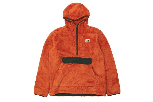 THE NORTH FACE CAMPSHIRE PULLOVER HOODIE (PAPAYA ORANGE/ASPHALT GREY)