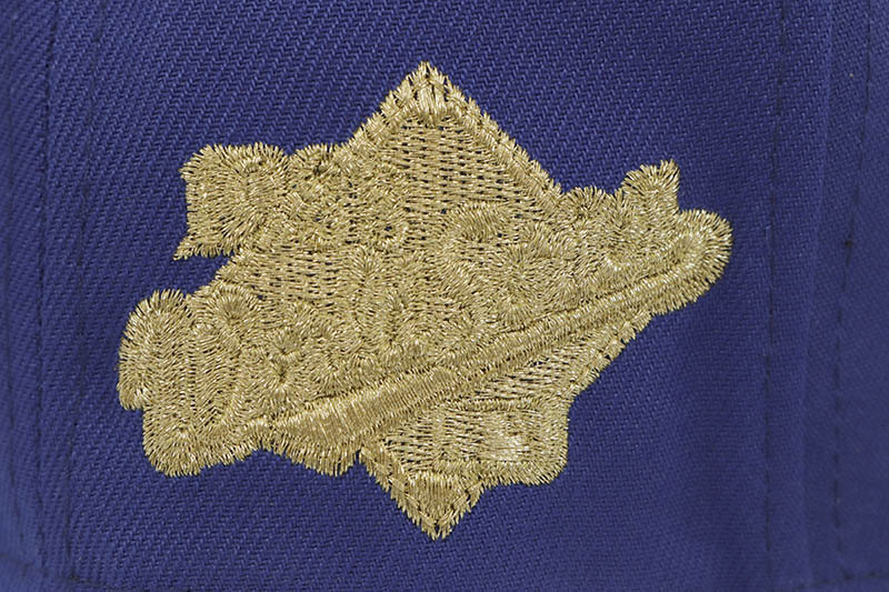 NEW ERA LOS ANGELES DODGERS 59FIFTY FITTED CAP (1988 WORLD SERIES SIDE PATCH/GREY UNDER VISOR/MAJESTIC BLUE WALNUT)