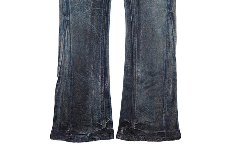 VALABASAS FAX STACKED DENIM (VLBS-VJ3-1004:DIRTY INDIGO WAXED