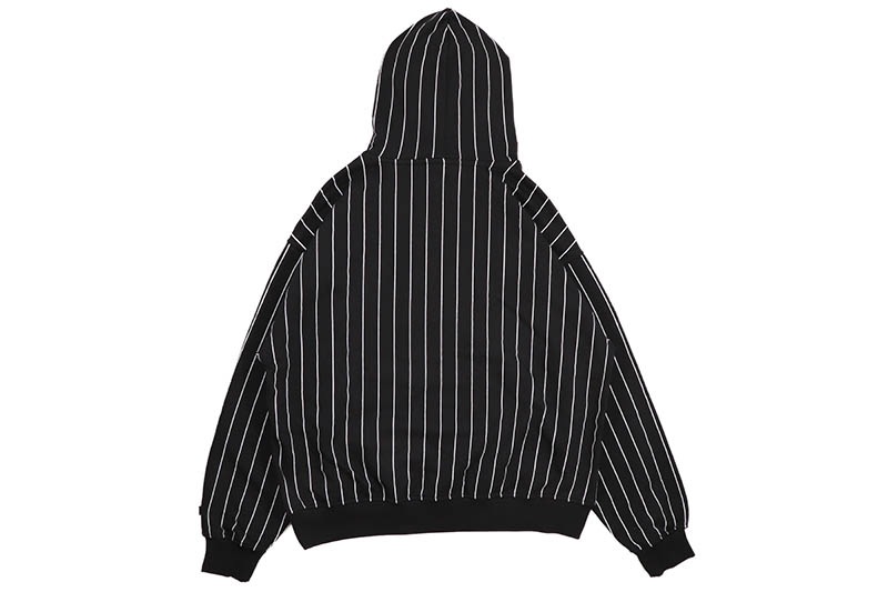 FUBU STRIPE HOODIE (FAM-52703:BLACK)
