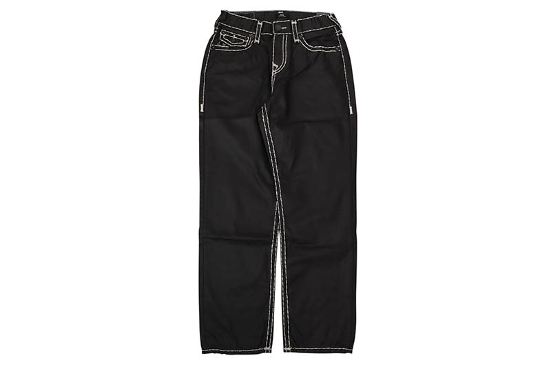 TRUE RELIGION BOBBY SUPER T COATED BAGGY JEAN 32�� (110297:COATED BLACK)