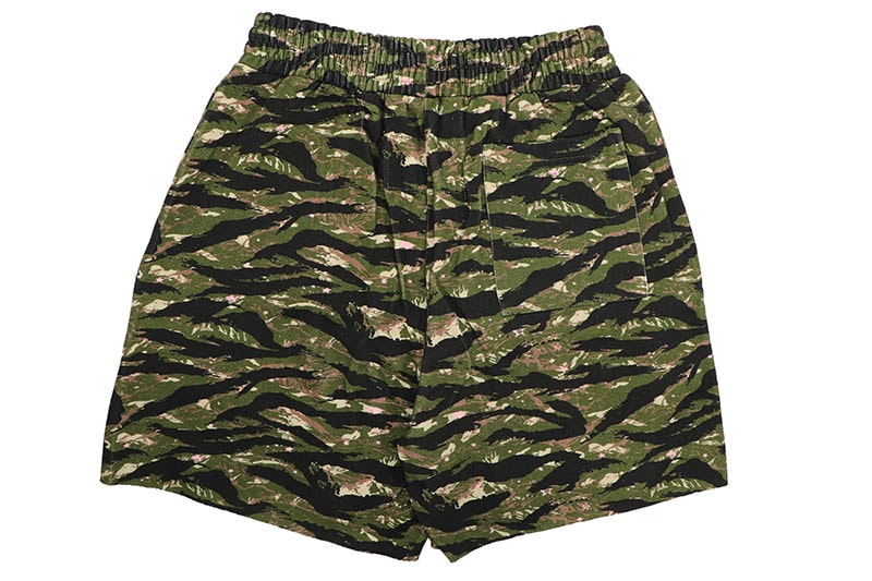 SP5DER OG WEB V2 SWEAT SHORTS (TIGER CAMO)