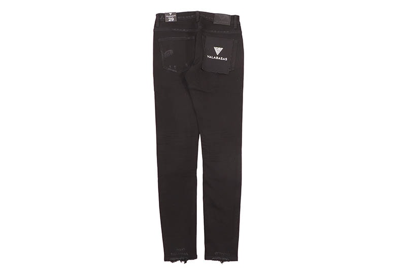 VALABASAS COLLAGE SKINNY DENIM (VLBS-VJ1-1011:JET BLACK) | Brand