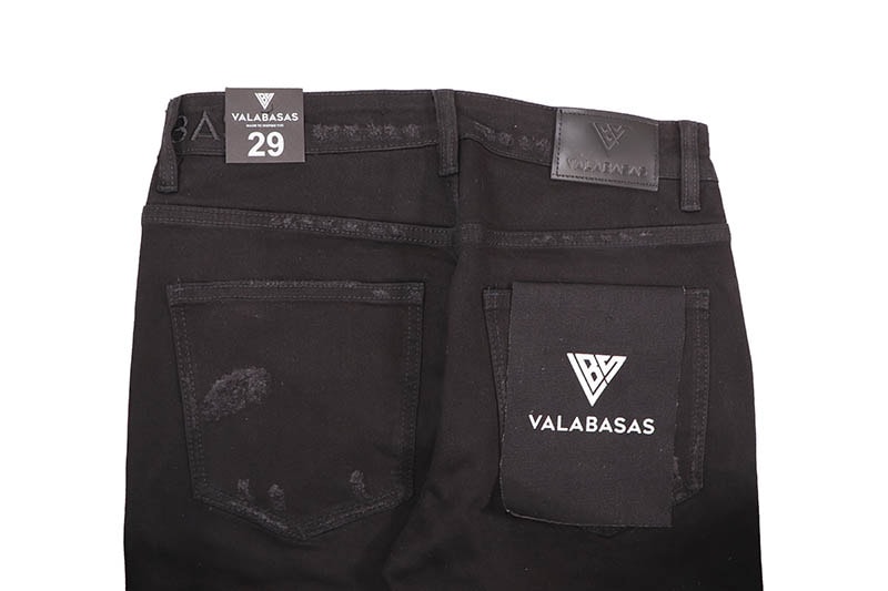 VALABASAS COLLAGE SKINNY DENIM (VLBS-VJ1-1011:JET BLACK) | Brand