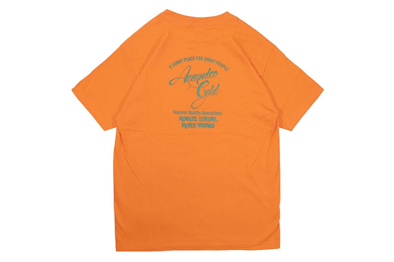 ACAPULCO GOLD GIVE PEACE A CHANCE T-SHIRTS (ORANGE)