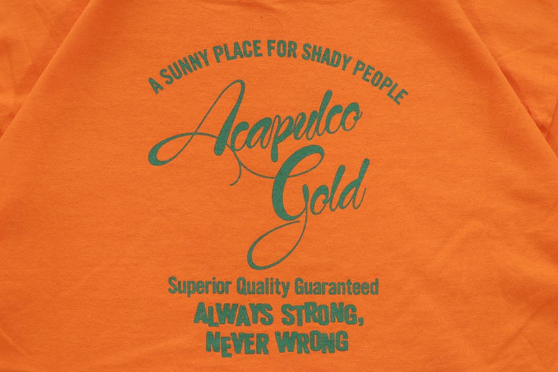 ACAPULCO GOLD GIVE PEACE A CHANCE T-SHIRTS (ORANGE)