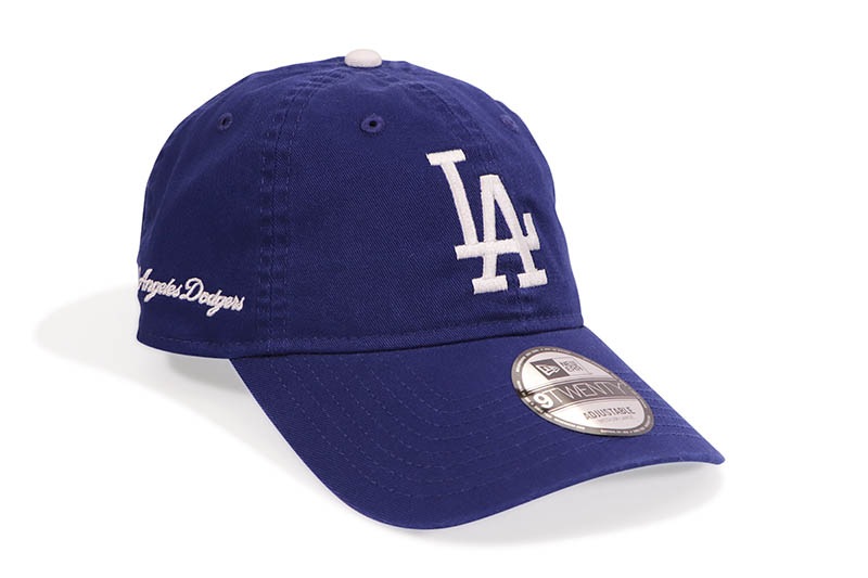 NEW ERA LOS ANGEKLES DODGERS SIDE PATCH 9TWENTY ADJUSTABLE CAP (DARK ROYAL) 14388719