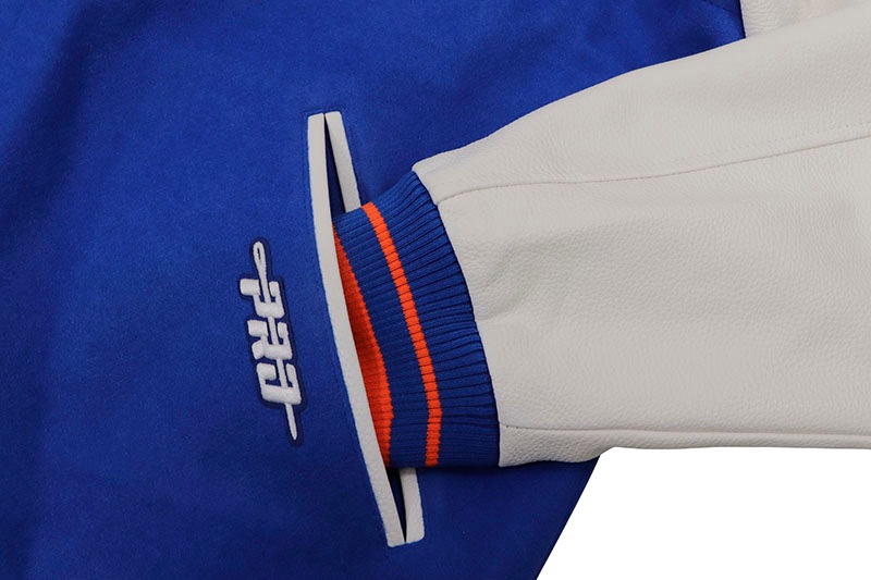 PRO STANDARD NEW YORK METS OLD ENGLISH LOGO WOOL VARSITY JACKET