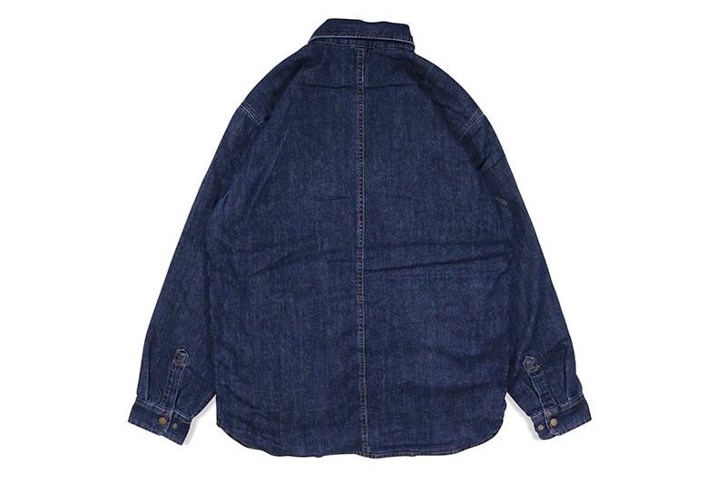 Carhartt RELAXED FIT DENIM FLEECE LINED SNAP-FRONT SHIRT JACKET