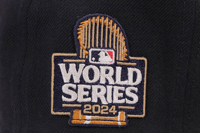 NEW ERA NEW YORK YANKEES 59FIFTY FITTED CAP (2024 WORLD SERIES SIDE PATCH/GREY UNDER VISOR/NAVY)