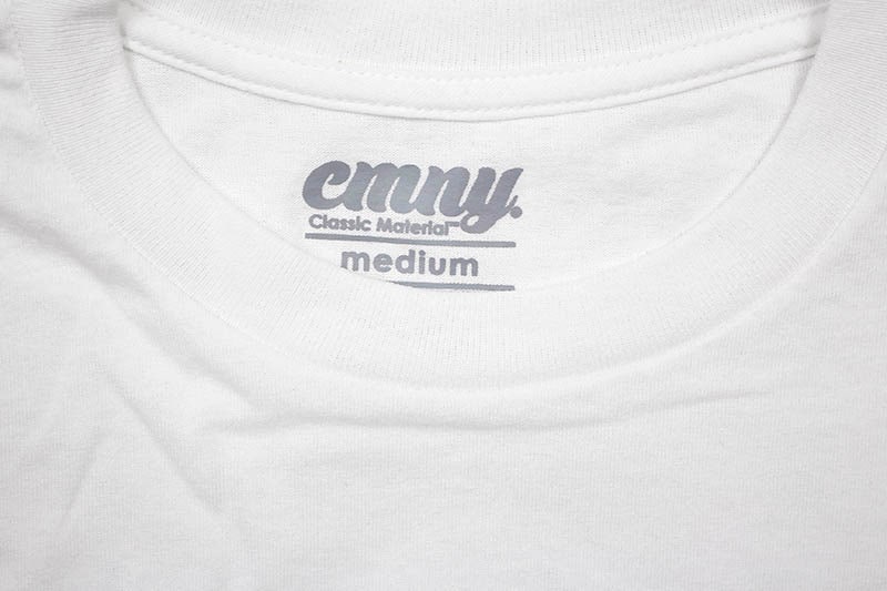 CLASSIC MATERIAL NY SUNFLOWER SEEDS & QUARTER WATERS T-SHIRT (WHITE)