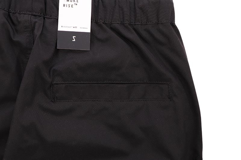 SMOKE RISE UTILITY WINDBREAKER CARGO SHORTS (WS24283:BLACK)