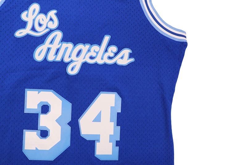 MITCHELL & NESS SWINGMAN JERSEY (LOS ANGELES LAKERS/THROWBACK/SHAQUILLE O'NEAL/#34/1996-97:ROYAL) SMJYAC18013