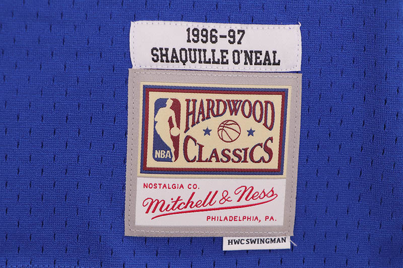 MITCHELL & NESS SWINGMAN JERSEY (LOS ANGELES LAKERS/THROWBACK/SHAQUILLE O'NEAL/#34/1996-97:ROYAL) SMJYAC18013