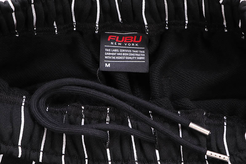 FUBU STRIPE SWEATPANTS (FAM-52503:BLACK)