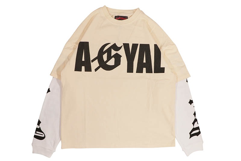 GODSPEED AGYAL LAYERED T-SHIRT (BONE)