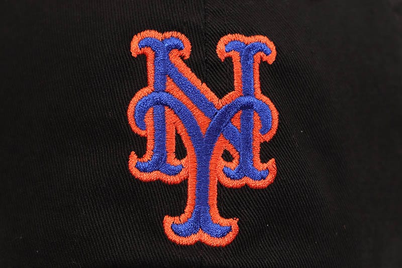 NEW ERA NEW YORK METS SIDE PATCH 9TWENTY ADJUSTABLE CAP (BLACK