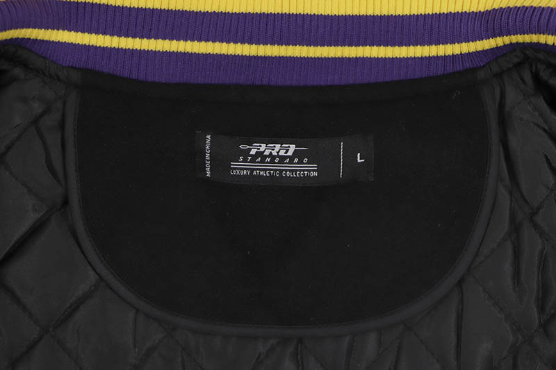 PRO STANDARD LOS ANGELES LAKERS OLD ENGLISH LOGO WOOL VARSITY