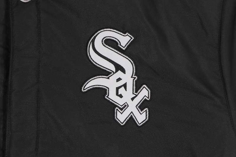 JH Design CHICAGO WHITE SOX REVERSIBLE WOOL JACKET (SOX103TLY3