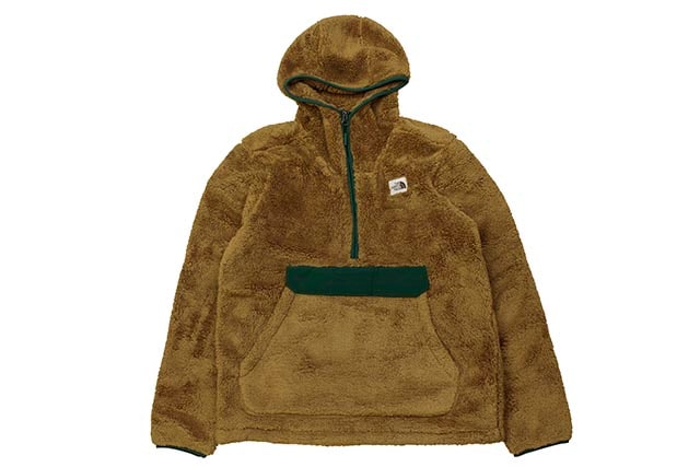 THE NORTH FACE CAMPSHIRE PULLOVER HOODIE (BRITISH KHAKI/NIGHT GREEN)