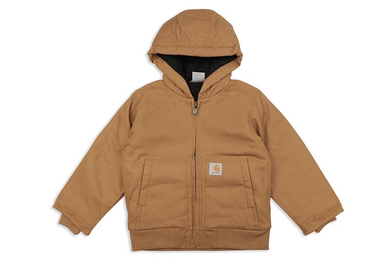 Carhartt FLANNEL QUILT LINED ACTIVE JACKET (CP8545 D15/210:CARHARTT BROWN)