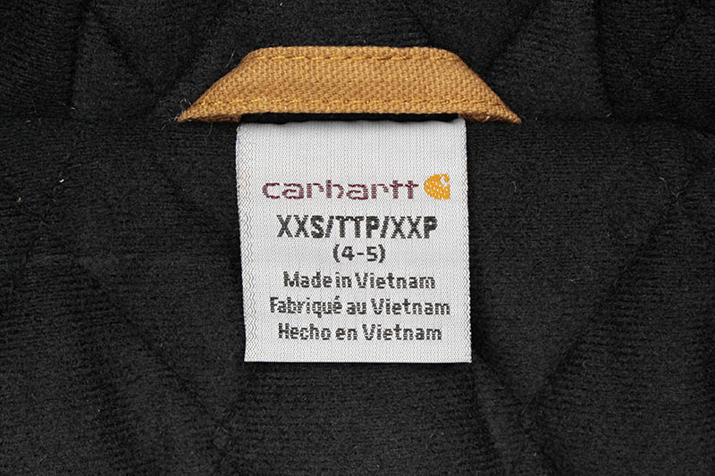 Carhartt FLANNEL QUILT LINED ACTIVE JACKET (CP8545 D15/210:CARHARTT BROWN)