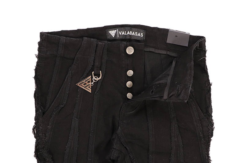 VALABASAS TWISTED STACKED DENIM (VLBS-VJ3-1016:BLACK) | Brand,S-Z