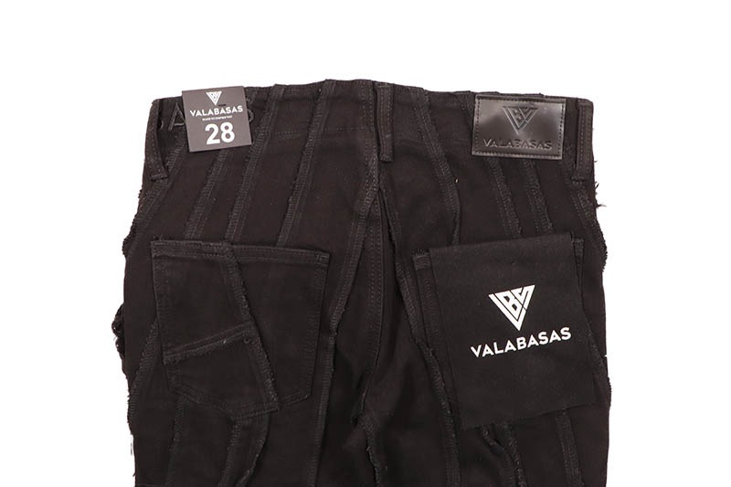 VALABASAS TWISTED STACKED DENIM (VLBS-VJ3-1016:BLACK) | Brand,S-Z