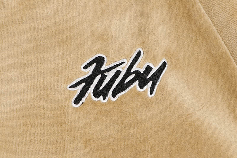 FUBU VELOR TRACK JACKET (FAM-52715:BEIGE)