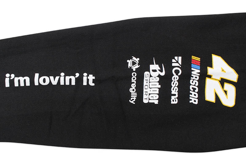 JH Design ROSS CHASTAIN McDonald's 2021 NASCAR HOODIE (RCH9P3MC21:BLACK)