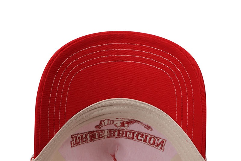 TRUE RELIGION VARSITY TRUCKER HAT (TR4189:BORDEAUX/DAKOTA)