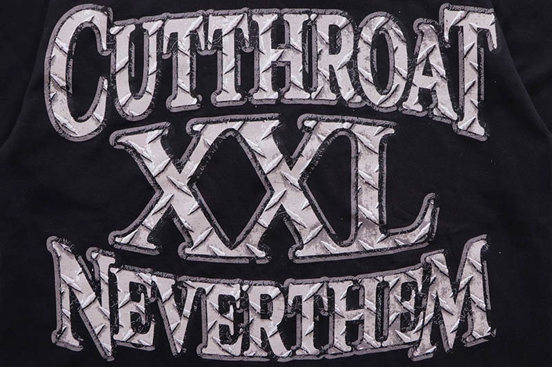 CUTTHROAT XXL NEVER THEM TEE (BLACK)