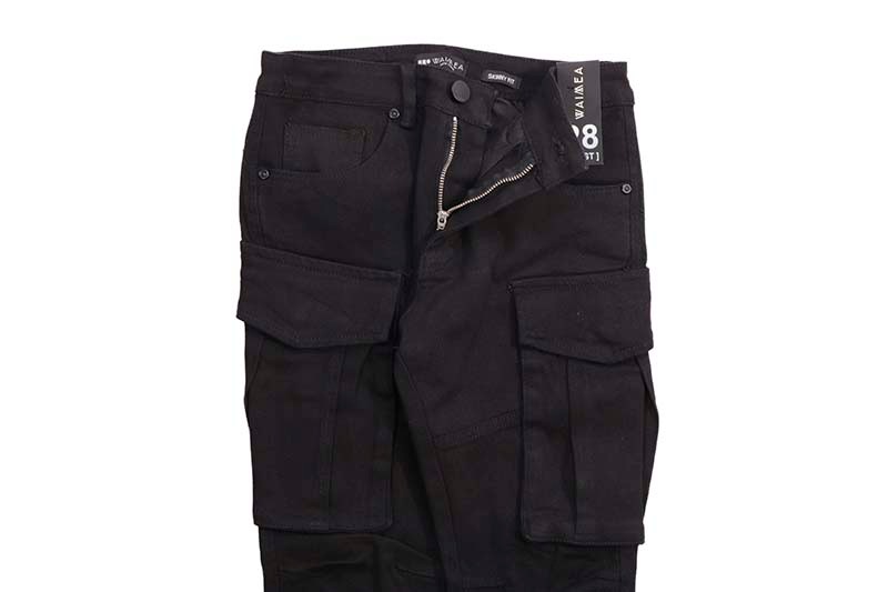 WAIMEA SKINNY FIT JEAN (AOM8146T:JET BLACK)