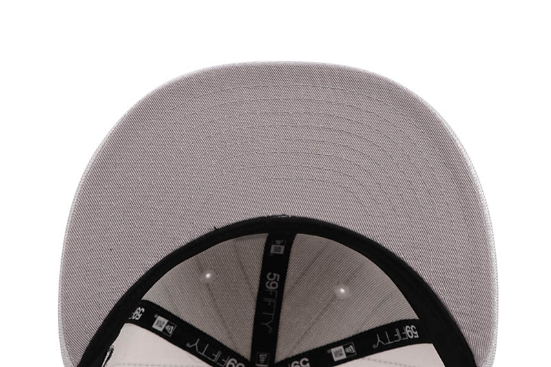 NEW ERA LOS ANGELES DODGERS 59FIFTY FITTED CAP (40TH ANNIVERSARY SIDE PATCH/GREY UNDER VISOR/METALLIC SILVER DODGER STRIPE)