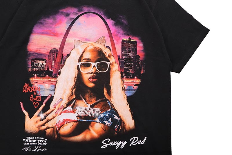 SEXYY RED PULL UP T-SHIRT