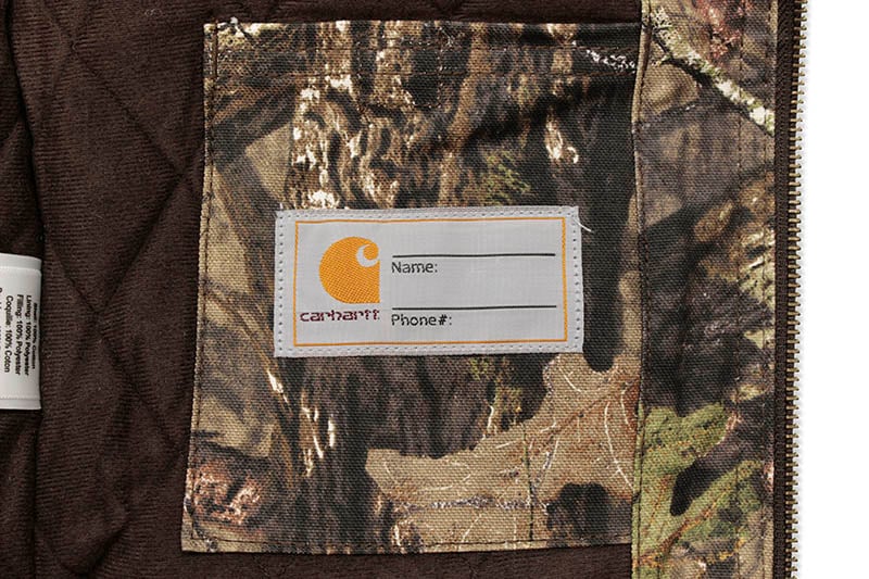 Carhartt FLANNEL QUILT LINED ACTIVE JACKET (CP8529 CR08/219:MOSSY OAK)