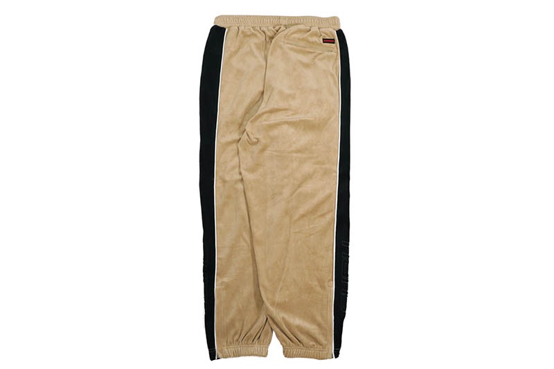 FUBU VELOR TRACK PANTS (FAM-52501:BEIGE)