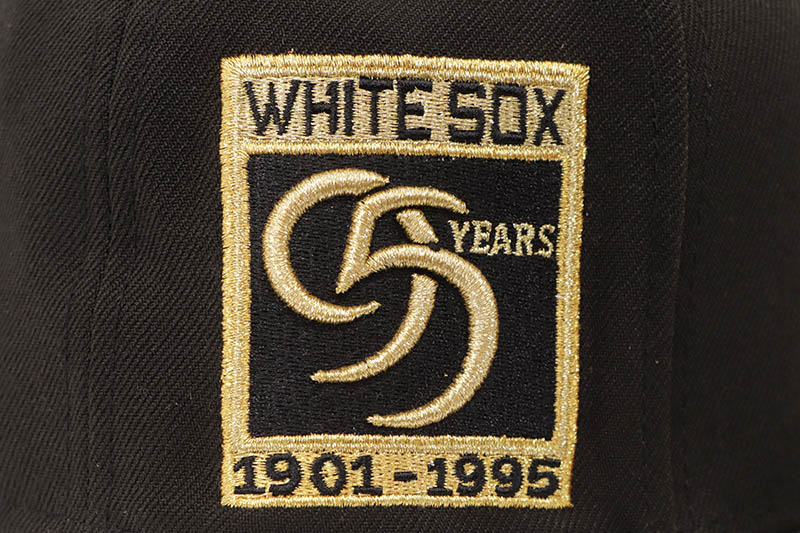 NEW ERA CHICAGO WHITE SOX 59FIFTY FITTED CAP (95TH YEAR SIDE PATCH/GREY UNDER VISOR/BLACK) 14724850